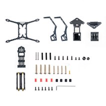 HGLRC Rekon35 LR 3K 탄소 섬유 프레임 부품 중간 플레이트 하단 사이드, [06] GoPro fixing bracket