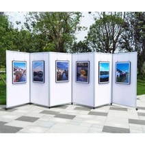 작품 전시대 갤러리 전시가벽 미술 진열대 이동 사진, A-1x2m