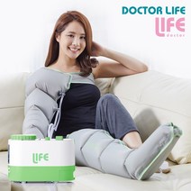 [닥터라이프] 라이프3 공기압 다리 사지압박순환장치/의료기기/국내생산/ 본체+다리+팔세트(그린)