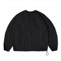 OUTSTANDING DETACHABLE NYLON PULLOVER_BLACK
