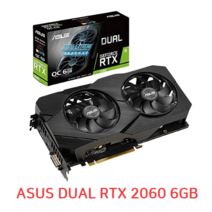 에이수스 DUAL 지포스 RTX 2060 그래픽카드 DUAL-RTX2060-O6G-EVO