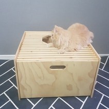 아크퍼니처 고양이 원목 화장실