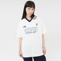 앤커버 NCOVER PLAY V NECK JERSEY-WHITE