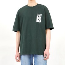 문컬렉션 5부 오버핏 반팔티 남녀공용 슈퍼이즈
