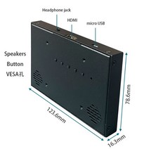 5 인치 미니 모니터 IPS 800x480 정전식 소형 휴대용 터치 스크린 TFT LCD 모듈 디스플레이 금속 윈도우 맥 pc용, [02] 5Inch Touch Monitor