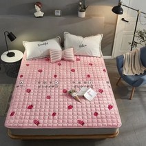 flannelwashed fold cotton tatami 매트리스 더블 싱글 학생 기숙사 침대 매트리스 토퍼 tatami super warm mat with straps