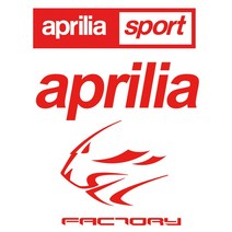 aprilia 아프릴리아 바이크 로고 스티커 튜닝 데칼, 선택-3, 중, 옐로우