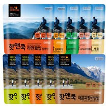 이지밥 핫앤쿡 비빔밥+라면애밥 10개세트(랜덤발송) 발열전투식량 비상식량 발열도시락 여행캠핑음식 즉석조리식품, 10개, 110g