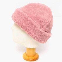 패션 비니 후리스 롤업 와치캡 캐주얼 스타일 모자