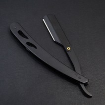 수동클래식면도기 일자면도기 이발소면도기 블랙, 상세페이지 참조