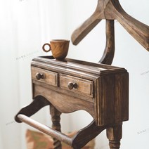 빈티지 양복걸이 쉐비 앤틱 정장 걸이 원목 행거