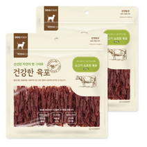 굿데이 건강한 육포 반려견간식 300g, 18개, 소고기 소프트 육포