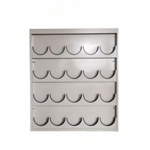 안전모보관함 걸이대 정리함 공사장 현장정리정돈, 안전모걸이대-3열 12칸