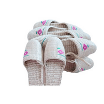 밀짚슬리퍼 여성 무기와라 수제 친환경 인싸