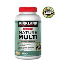Kirkland Signature 커클랜드 시그니처 어덜트 50+ Mature 멀티 비타민 & 미네랄 400정, 4개