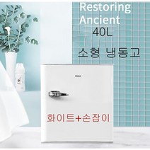 HICON 40L 미니냉동고 소형 음식물쓰레기 냉동고, 화이트