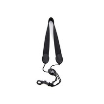 다다리오 리코 색소폰 넥 스트랩 - 알토 소프라노 색소폰용 블랙 나일론, Soprano/Alto, Solid Black (Snap Hook)