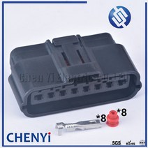 스미토모 8핀 2.2mm 암 수 전동 플러그 자동차 방수 커넥터 6195-0038 토요타 혼다 닛산용, 01 female_01 1 set