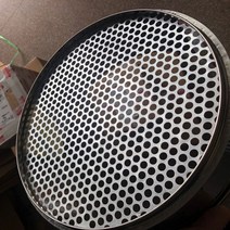 블루베리 선별기 수동 스테인리스 스텐레스 작곡 12, 직경 20cm - 원형 구멍 5mm