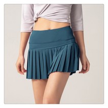 2022 여성용 속비침 방지 스포츠 치마바지 러닝 통풍 트레이닝 피트니스 플리츠 스커트