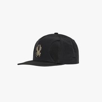 [스파이더 본사] 공용 메탈로고 매쉬 스냅백 SPHPANCA309UBLK