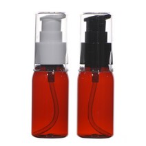 [허브스프레이샵] 플라스틱 고급에센스용기 모음20ml~100ml 화장품공병, 30ml갈색용기, 검정캡, 1개