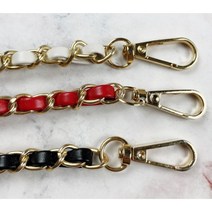 수지네작업실 샤넬 호환 가죽 체인 가방끈 가방 스트랩 체인끈 120cm 니플패치 1쌍 추가 증정