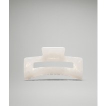 미국 룰루레몬 LULULEMON 207791 초대형 클로 헤어 클립 - 화이트 오팔/실버스톤, White Opal/Silverstone_ONE SIZ