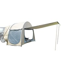 캠핑용 SUV 후면 테일 텐트 해치백 자동차 뒷문, **무료배송**카키