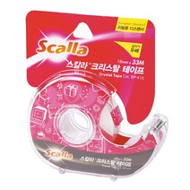 아트박스/스칼라 Scalla 크리스탈테이프 C1833DD, 핑크