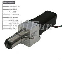 수치 조절 공작 기계 고정밀 포켓 NC 스핀들 10000rpm 44.9N.cm DIY 조각 변경