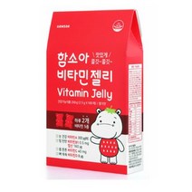 함소아 비타민젤리 딸기맛, 100정, 8개