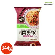 풀무원 태국 팟타이 볶음 쌀국수 344g x 1봉 (2인분), 단품