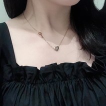 티타늄 열쇠 하트통통 뉴욕 러브 볼륨 써지컬스틸 목걸이