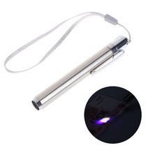 미니 위조 검사기 UV 통화 돈 노트 감지기 매는 밧줄 휴대용 지폐 테스터 펜 Tools-M35, 한개옵션0