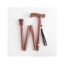 접이식 4단 길이조절 지팡이/초경량 효도 노인지팡이