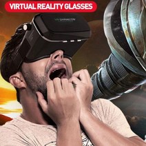 스마트폰용 vr기계장비 스마트글라스 가상현실 브이알 기기 2개, 상세페이지 참조