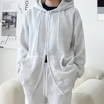 뉴뉴샵 하이퀄리티 꾸민듯 안꾸민듯 기모 투웨이 후드집업
