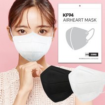 100매 KF94 새부리형 대형 마스크 숨쉬기편한 황사방역마스크, 화이트