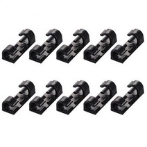 20PCS 와이어 홀더 접착 케이블 지원 클립 배선 액세서리 전기 장비 Dropship, [02] 20 pcs black