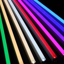 LED T5 간접 조명 간접등 슬림 형광등 플리커프리 우물천장 커텐박스 신발장, T5 600mm, 청색, 1개
