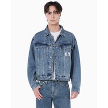 케빈클라인 진 CALVIN KLEIN JEANS 남 스톤블루 박시 데님 자켓 J325294 1A4 184486