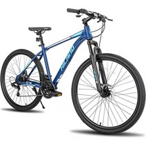 HH HILAND Hiland 26/27.5 인치 산악 자전거 Shimano 시마노 21, deep blue_26 Inch