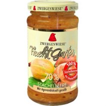 Zwergenwiese 쯔베르겐비제 후르츠가든 구스베리 잼 225g, 1개