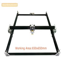 씨앤씨 CNC 나무 우드 65x65cm 미니 레이저 조각사 2 축 데스크탑 레이저 프린터 diy 레이저 조각 기계 조각 및 절단 cnc 레이저 라우터, 05 15W laser