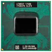 CPU 인텔 cpu 코어 2 듀오 t7500 cpu 4m 소켓 479 코어 노트북, 한개옵션0