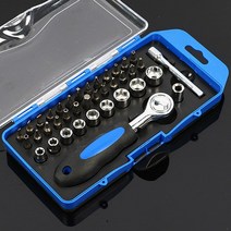 킹즈 복스세트 38P미니복스 십자 일자 육각 별 깔깔이 라쳇 드라이버 소켓 복합툴, 상세페이지 참조