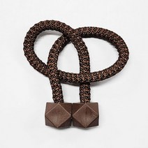 미리내누리 마그네틱 커튼홀더 2P-2SET, 브라운