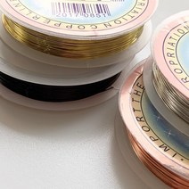 [세아퀼트] 컬러와이어 공예와이어 철사와이어 0.25mm 0.3mm 0.4mm 0.5mm 0.6mm, 0.5mm 블랙