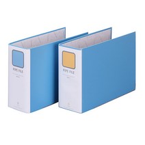 문화 2공 파이프 바인더 가로형 폭10cm 홀간격7cm B875-7A 대용량 화일